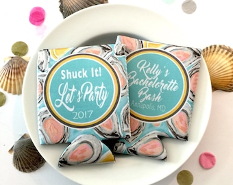 Oyster Roast Party Huggers. Bachelorette or Birthday Oyster Party Favors. Engagement or Wedding Oyster Roast Party Favors.