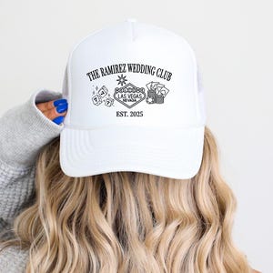 Vegas Trucker Hat | Vegas party Hats | Birthday Party Hat | Custom Vegas |  Bride Hat | Vegas Trucker Hats