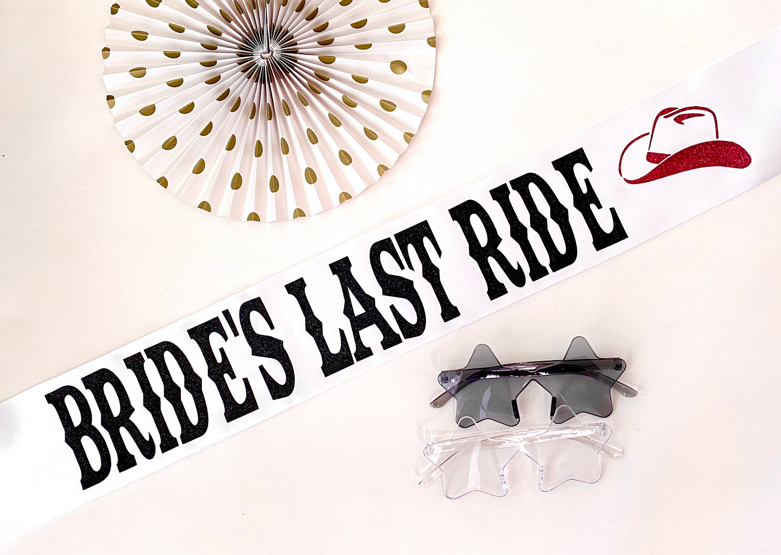 Last Rodeo Party Sash | Cowgirl Bride to Be Sash. Bachelorette Sash! - Etsy
