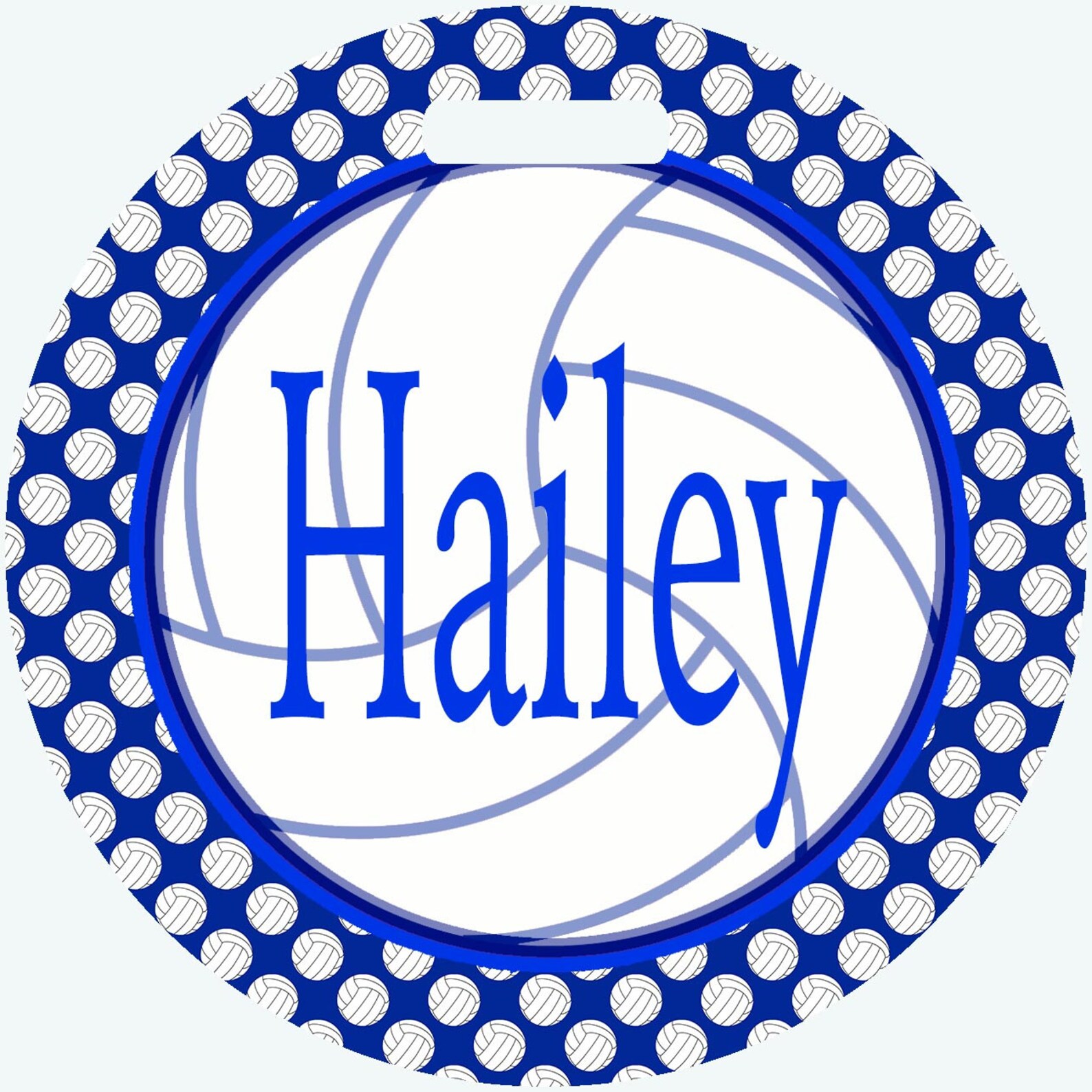 Personalized Volleyball Bag Tag Perfect Volleyball Player Etsy