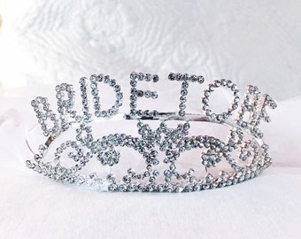 Bride to be tiara, Bride Headband, Bachelorette Party Tiara, Bride to Be Crown, Bridal Shower Tiara, Engagement Tiara, Bridal Tiara crown!