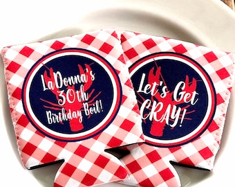 Crawfish Boil Party. Custom Crayfish Boil favors. Engagement or Wedding Crawfish Boil Party Favors. Personalized Boil Party favors.