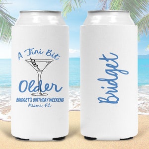 Tini Bit Older Party Gifts. Martini Birthday Favors! Social Club Martini Bachelorette or Birthday Favors.