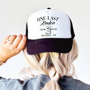 Last Rodeo Trucker Hats | Bachelorette party Hats | Nashville trucker Hat | Austin Hats | Nashville party favors \