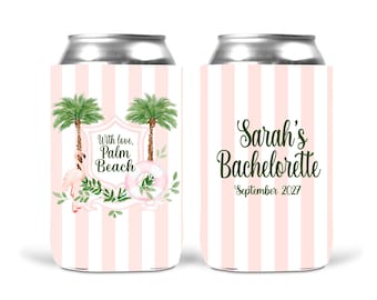 Coastal Bachelorette or Birthday. Custom Social Club Wedding. Personalized Party Favors.