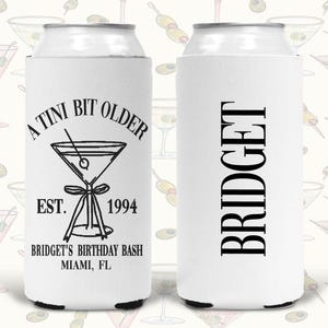 Tini Bit Older Party Gifts. Martini Birthday Favors! Social Club Martini Bachelorette or Birthday Favors.