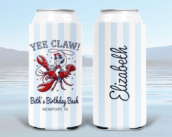 Lobster Bachelorette or Birthday Favors. Coastal Hamptons, Nantucket Party. Maine vacation favors!