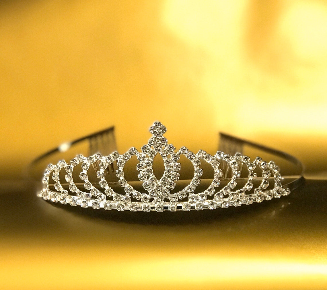 Birthday Girl Tiara Quinceanera Crown Smaller Birthday Etsy