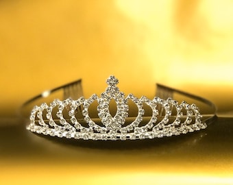 Birthday Girl tiara, Quinceanera crown, Smaller Birthday Tiara, Birthday Girl Crown, Birthday Tiara, Birthday Princess ,Bridal Tiara crown