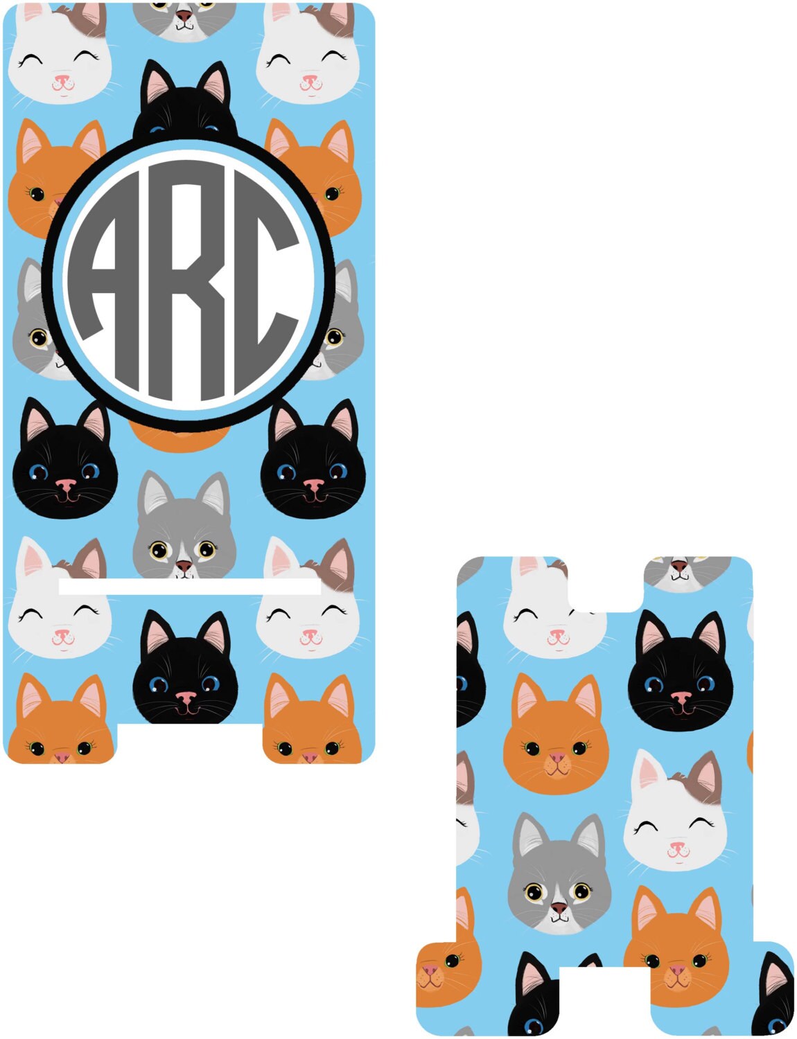 Cats Cell Phone Stand. Custom Cat Phone Stand Veterinarian Etsy