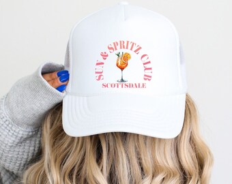 Spritz theme Hats | Bachelorette Trucker Hat | Italian Summer party favors