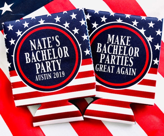 America Party Huggers. Red White and Blue Party. USA Birthday Party.  Bachelor Party Huggers. America Themed Party Favors.fourth of July 