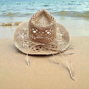 Bride Cowgirl Hat | Bachelorette party hats | Coastal Cowgirl image 10