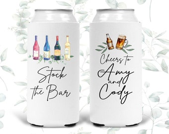 Stock the Bar Party favors. Wedding Shower Favors. Custom Wedding Shower or Engagement Party Favors. Stock the Bar Wedding shower theme!