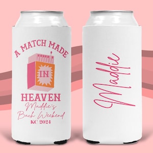Match made in heaven Party Favors.  Perfect Match Engagement Party. Bridal shower Favors! Perfect Match Bachelorette Favors. Red Hot Party!