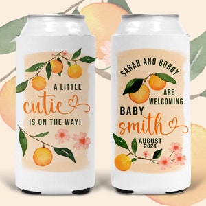 Little Cutie Theme Baby Shower. Oranges Baby Shower Favors. Gender Neutral Baby Shower Favors. Customizable Little Cutie Birthday favors!