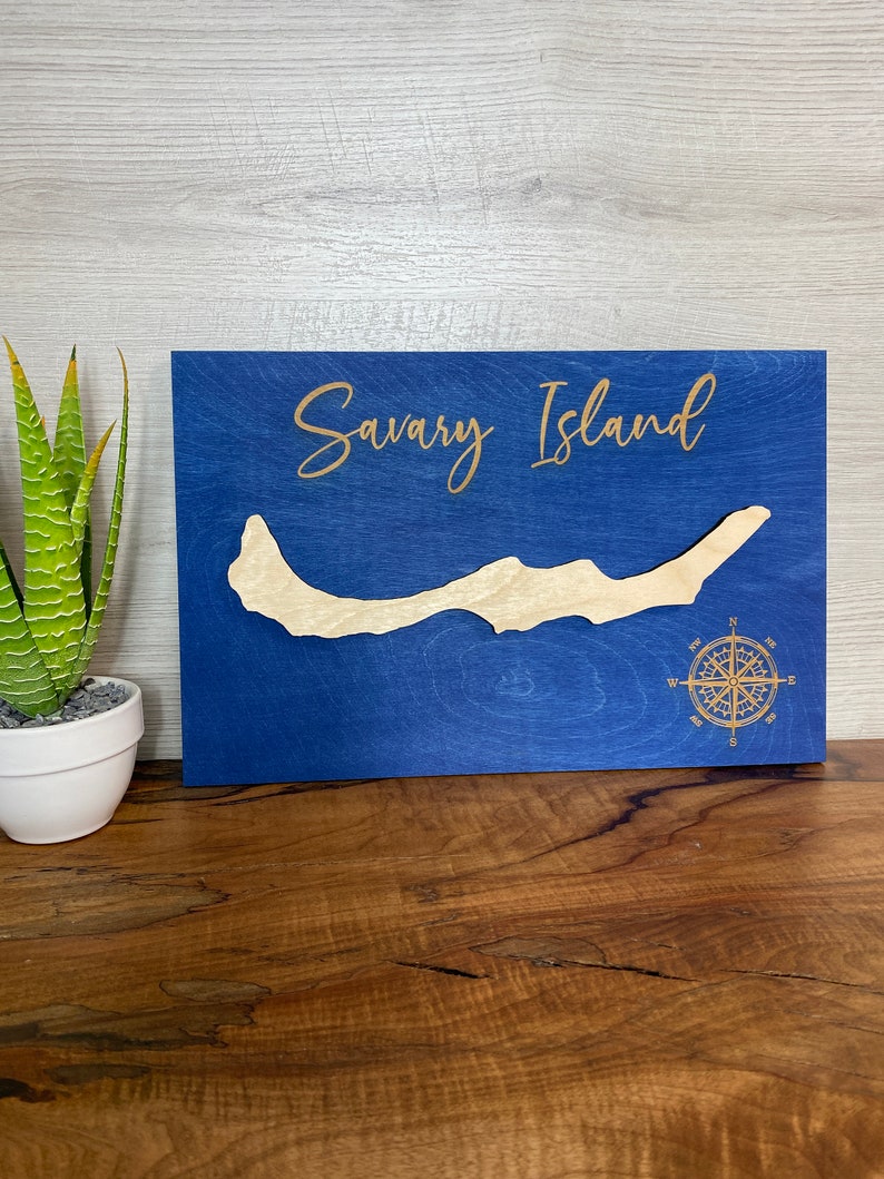 Custom Island Map Personalized Island House Decor Cabin Etsy