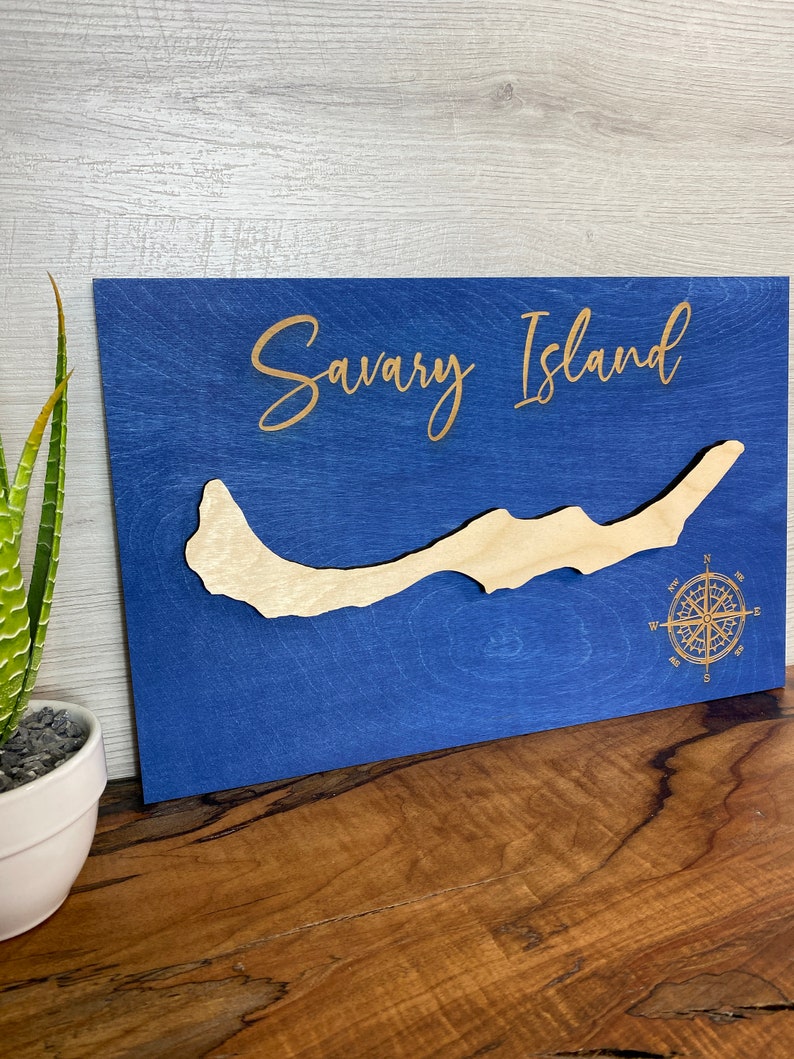Custom Island Map Personalized Island House Decor Cabin Etsy