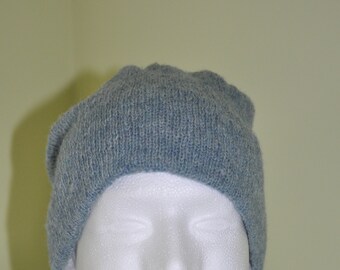 Light Blue wool beanie