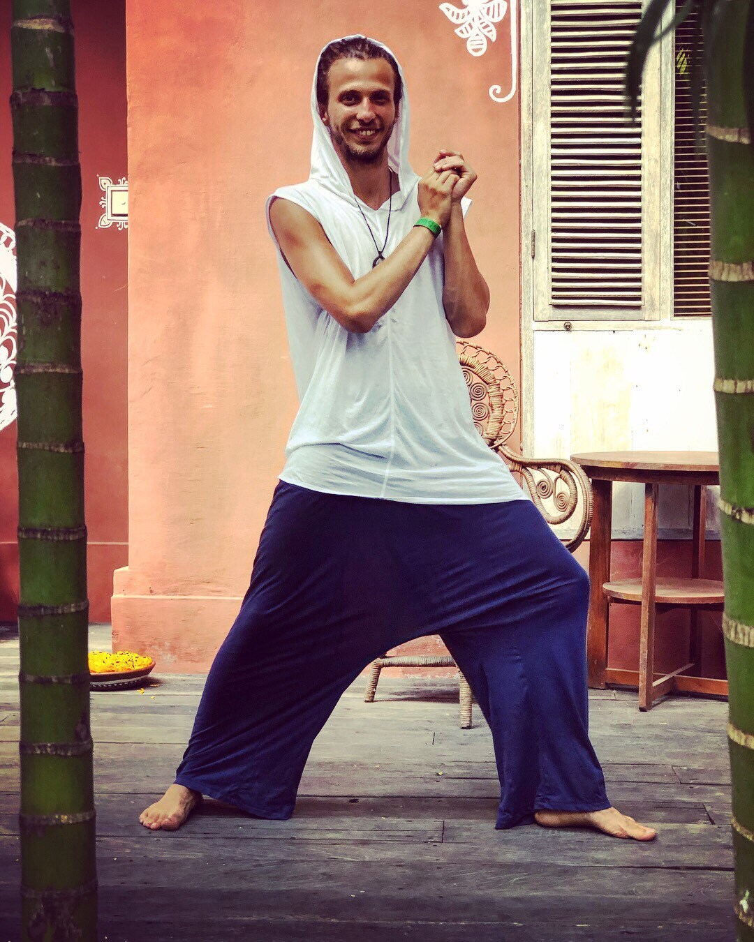 SHIDJERU Mens Yoga Pants Dance Pants 