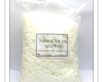 10 Pounds of All Natural 415 Soy Wax - Flakes Comes in 2 - 5 pound bags