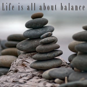 Inspirational Personalized Quotes, Balanced Rocks, Life is All About ...