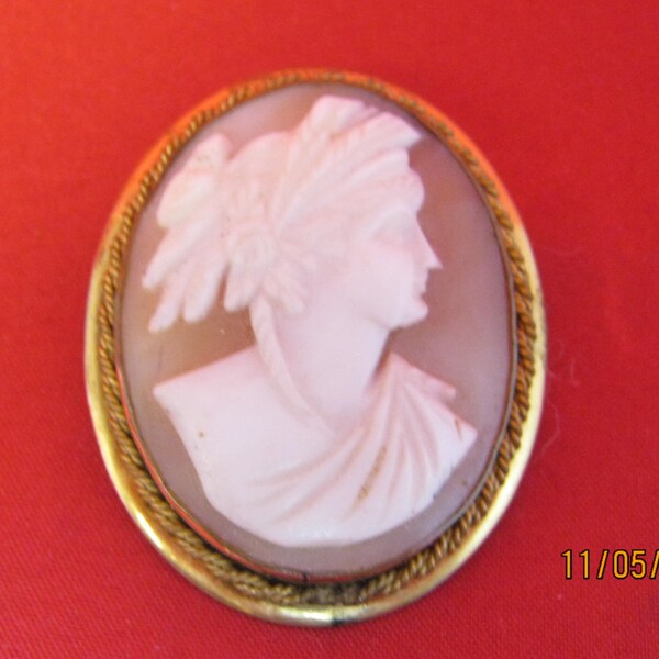 CAMEO BROOCH And PENDANT From the 1930's