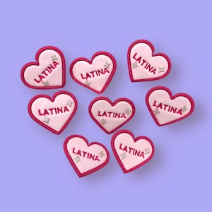 Latina Handmade Clay Pin- Polymer Clay Accessories | Central America| Mexico | Honduras | El Salvador| Hispanic Heritage Representation