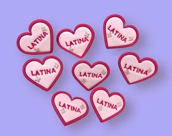Latina Handmade Clay Pin- Polymer Clay Accessories | Central America| Mexico | Honduras | El Salvador| Hispanic Heritage Representation
