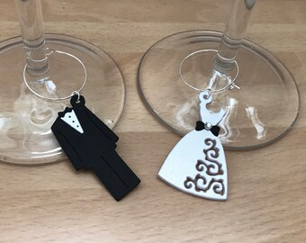 Party Engagement Hen Gorgeous Bride to Be Wine Glass Charm