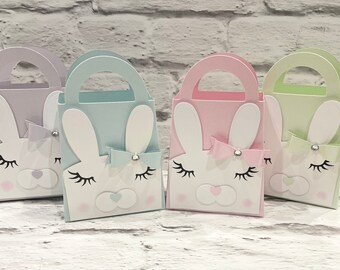 Easter Basket, Bunny Gift Box, Easter Favour, Easter Decorations, Easter Bunny, Easter Gift Bag, Easter Table, Easter Egg