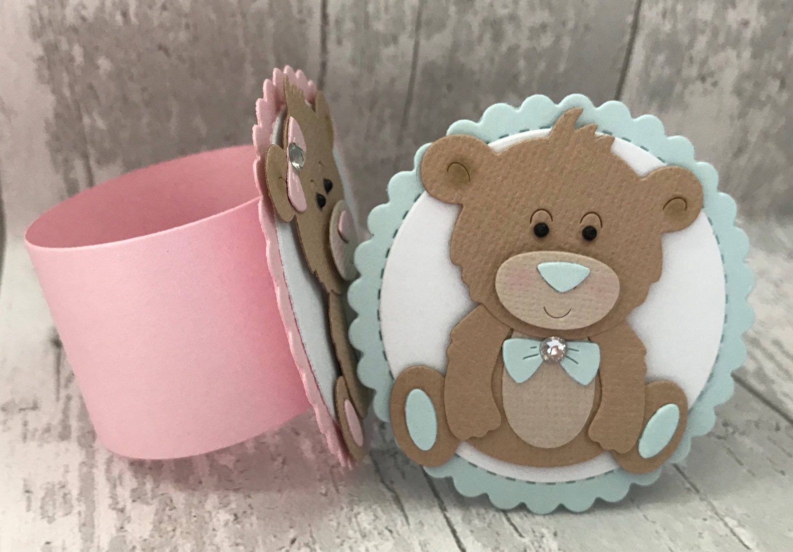 Teddy Bear Napkin Rings Baby Shower Napkin Rings Baby Napkin Etsy