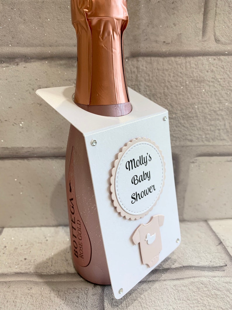 Small Prosecco Tag Baby Shower Tag Prosecco Label Baby Etsy