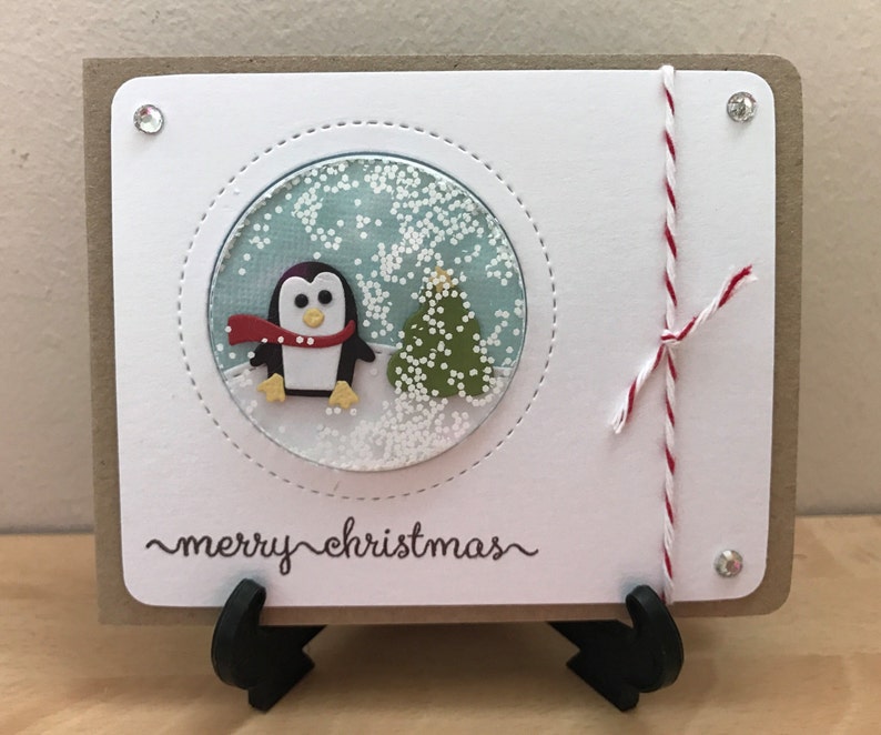 Penguin Christmas Cards, Christmas Cards, Christmas Shaker Cards ...