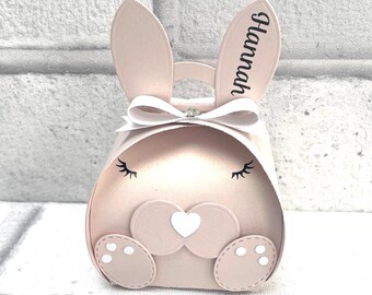 Rose Gold Easter,Easter Basket, Bunny Gift Box, Easter Favour, Easter Decorations, Easter Egg, Easter Bunny, Easter Gift Bag, Easter Table,