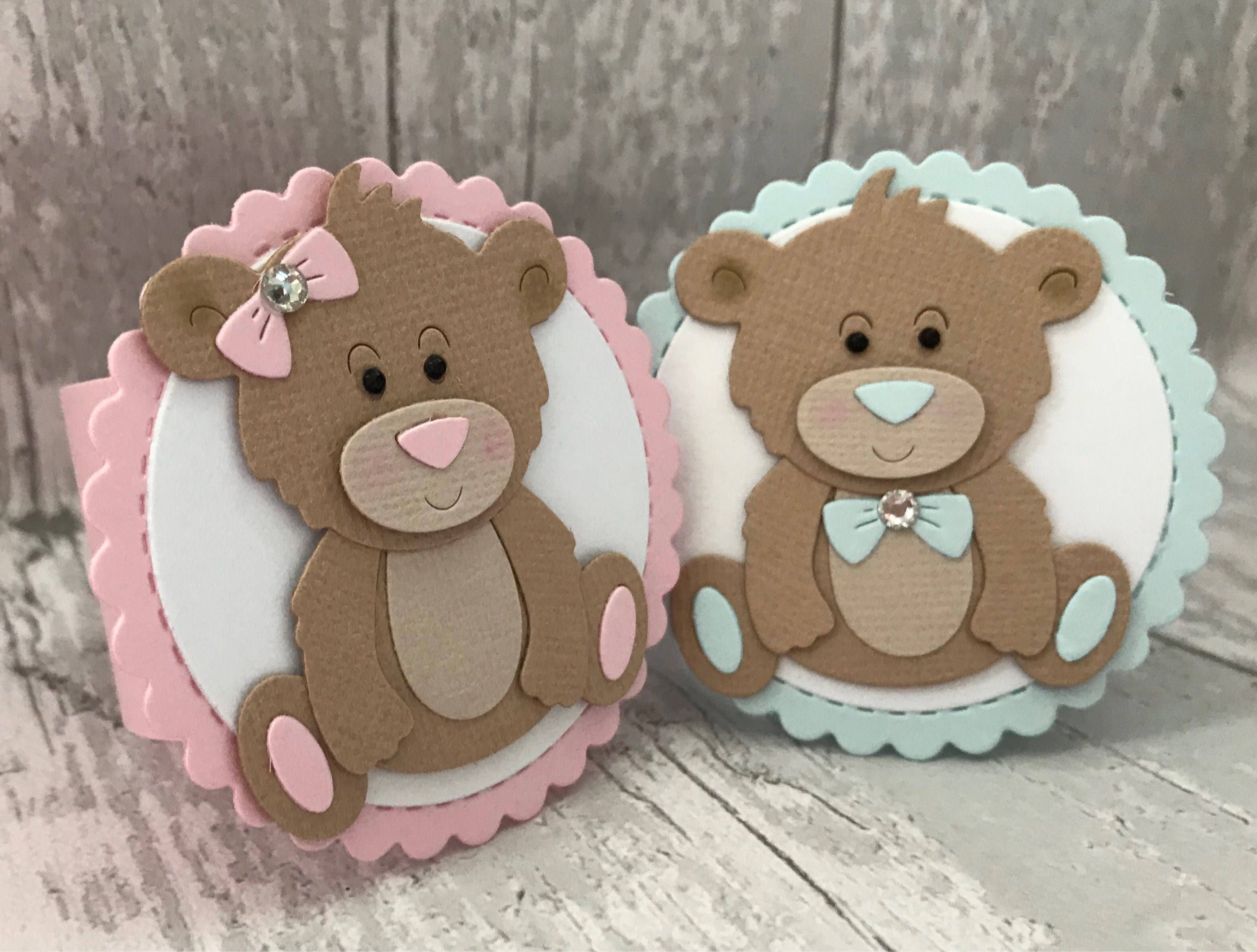 Teddy Bear Napkin Rings Baby Shower Napkin Rings Baby Napkin Etsy