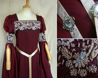 Elven wedding dress Medieval dress Renaissance Ren Fair dress - CALEYA - made to measure