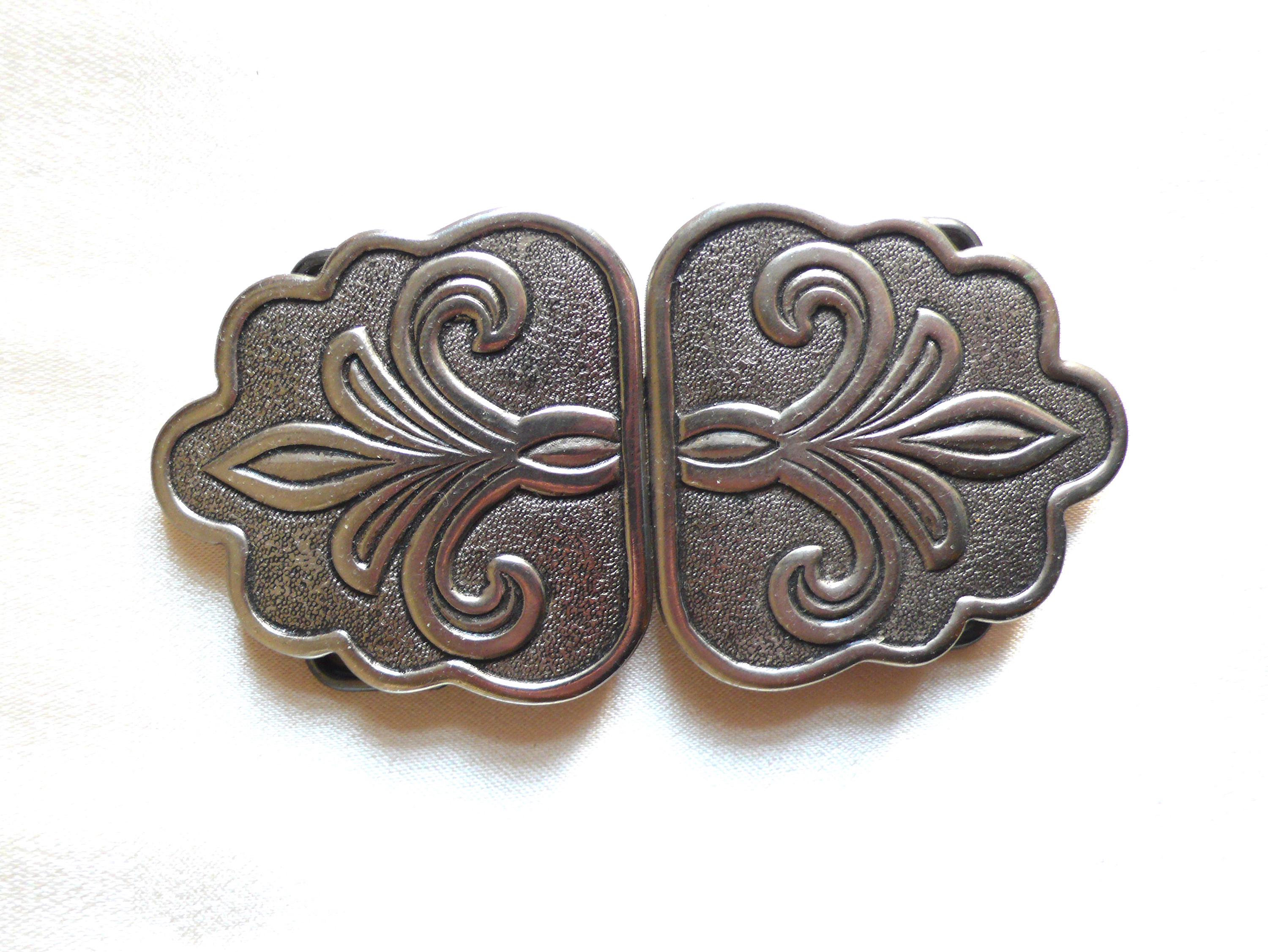 Belt buckle Belt buckle Clasp Buckle for belt Historical motif Silver