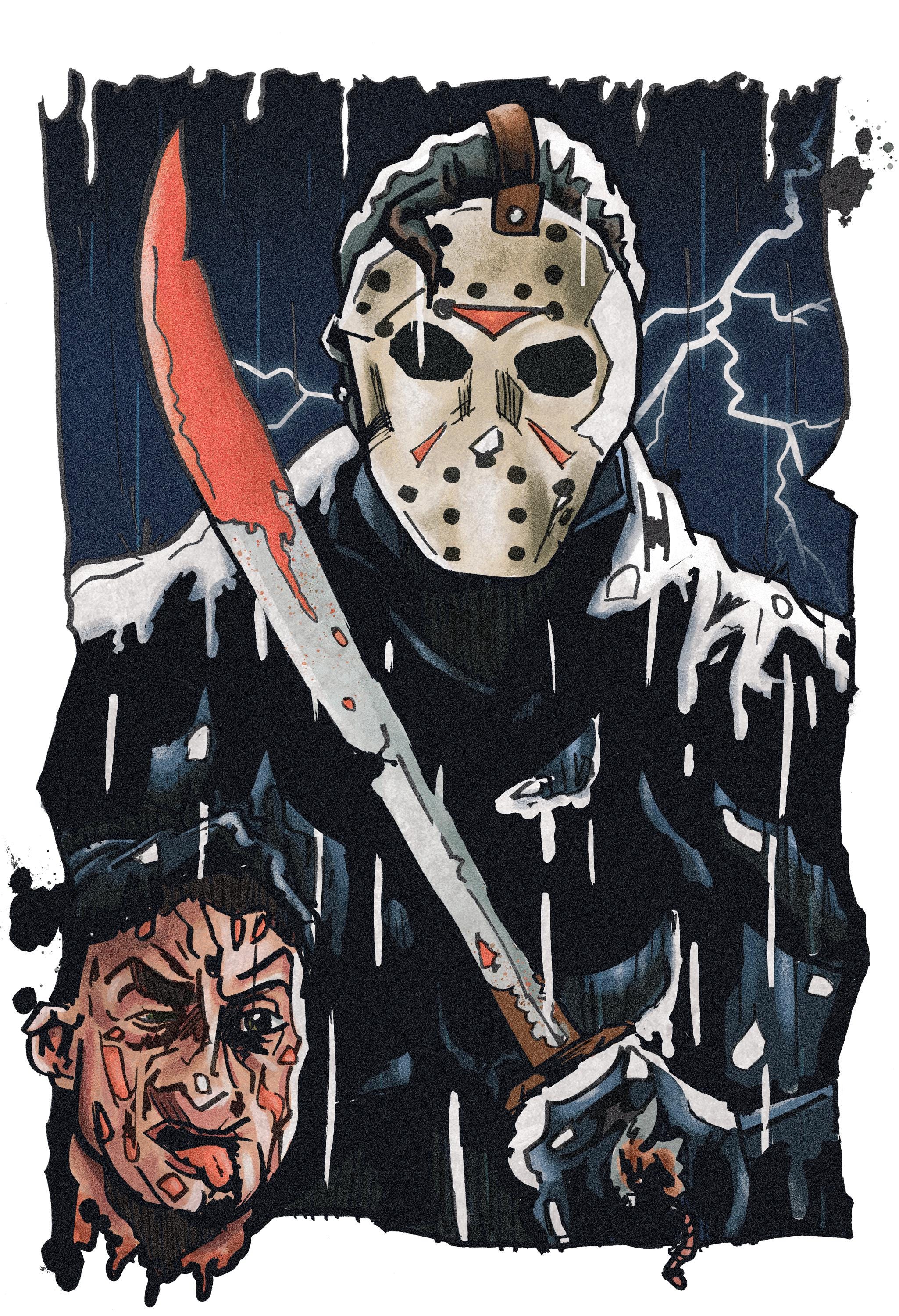 Jason Voorhees - Friday the 13th - Poster - A3 240gsm Photo Gloss