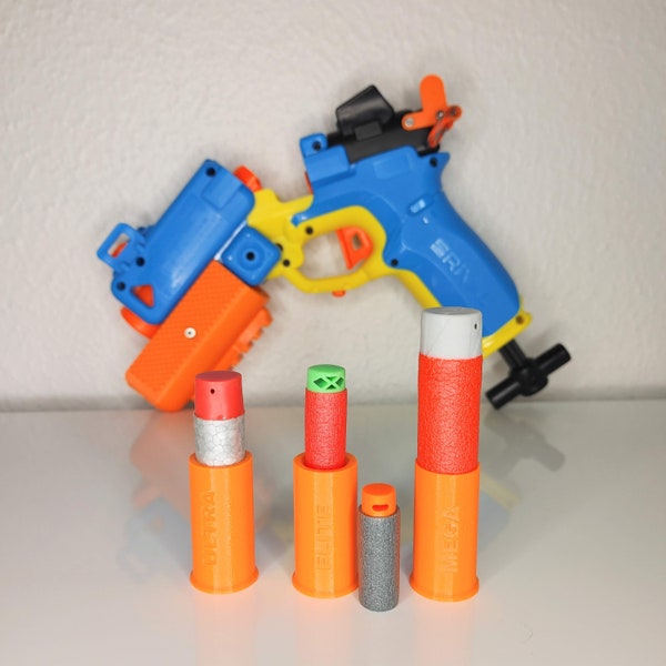 Nerf Pilot Shells (Ultra, Elite, Mega) in PETG