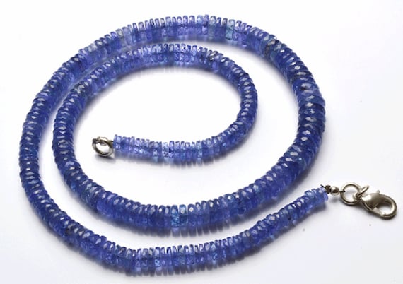 -AAA-Green Emerald Color Apatite Rondelle beads Faceted Big Beads Necklace 4.5 TO 8 MM Full Stand 16.5 Inches Super Finest Quality