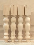 Stool - benche legs pine bench legs 18"x3"