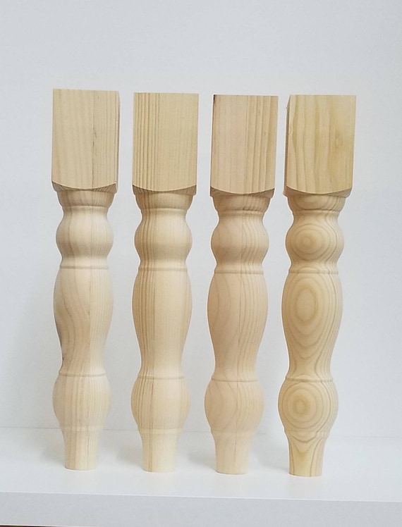 Knotty Pine Bench Legs 18x 3 Unfinished Furniture Etsy