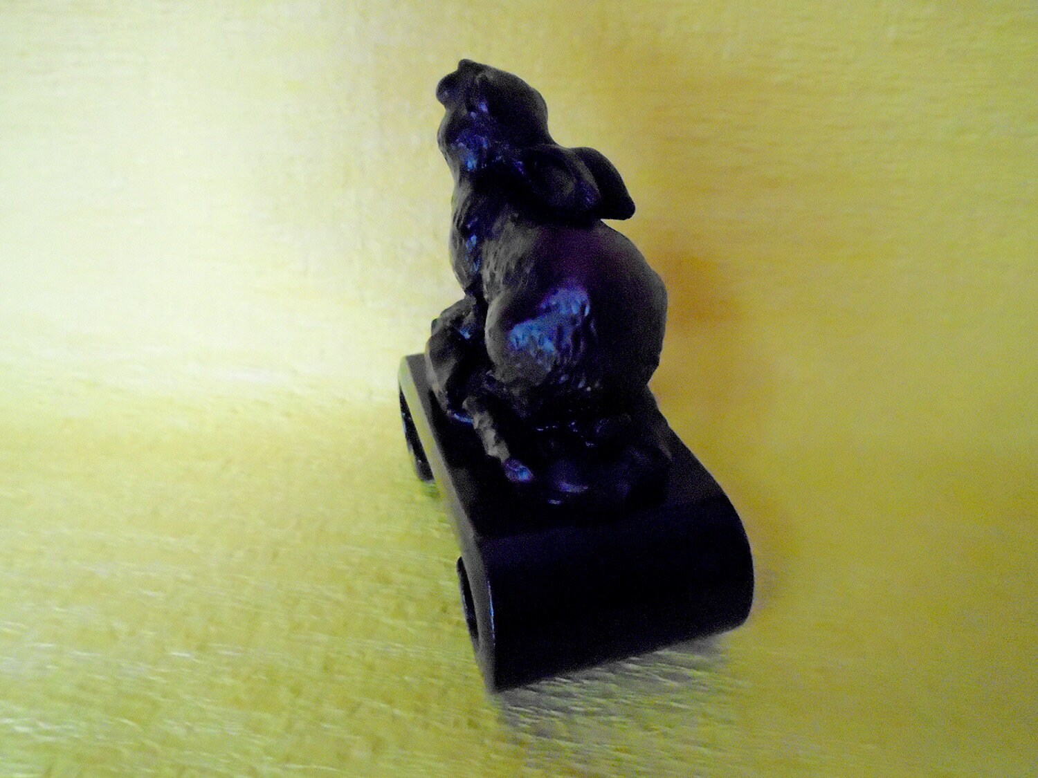 Chinese Lucky Red Rabbit Figurine on Pedestal From Hong Tze | Etsy