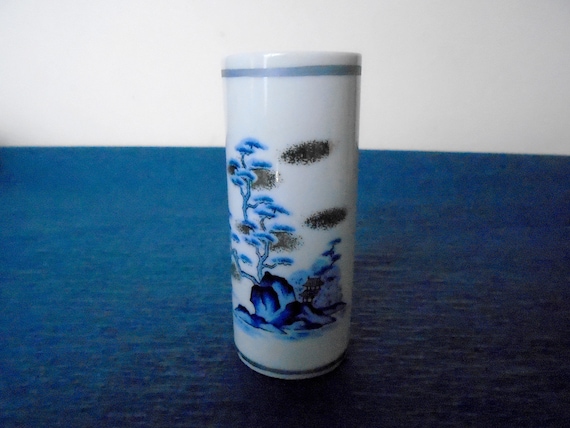 Chinese Miniature Cylinder Vase Art Of Princess Chinese Etsy