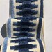 Joy reviewed Navy Velvet Tape Trim - Navy, Off White And Blue - Wide Tape Trim By The Yard - Trim for Drapery Panels - Wide Trim For Skirts on Furniture