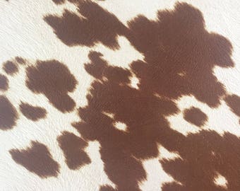 Cowhide Fabric Etsy