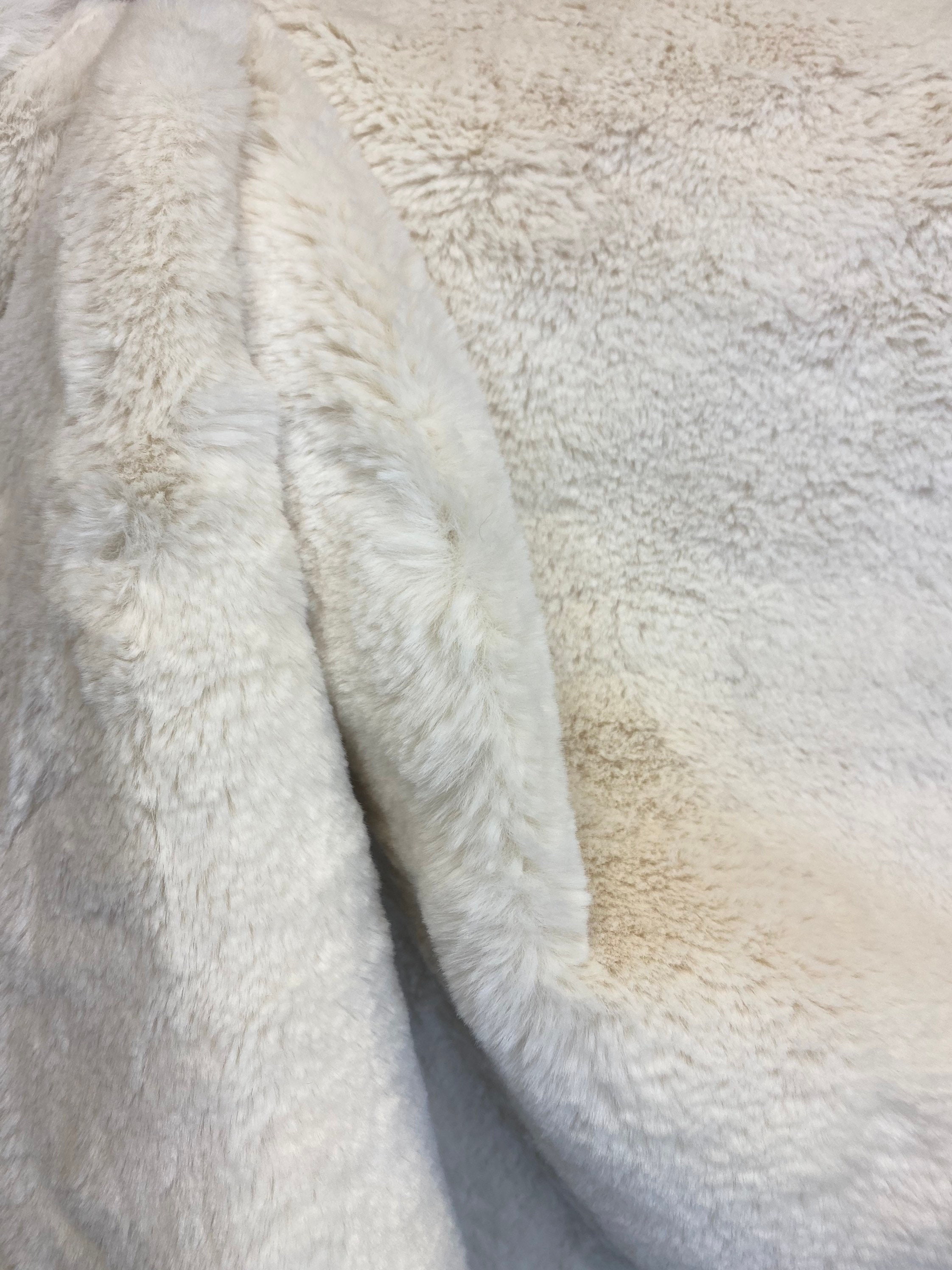 Off White Fur - Faux Fur - Soft Faux Fur - Fabric by the Yard - Etsy