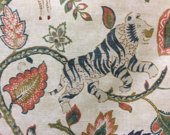 Jonah - Traditional - Novelty Fabric - Animal Motif - Accent Pillows - Accent Cushions - Fabric by the Yard