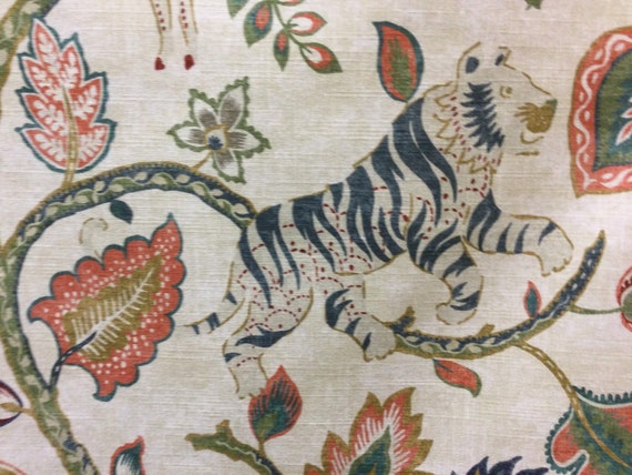 Jonah - Traditional - Novelty Fabric - Animal Motif - Accent Pillows - Accent Cushions - Fabric by the Yard